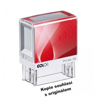 COLOP ® Razítko COLOP Printer 20 / Kopie souhlasí s originálem