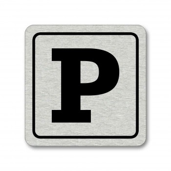 Poháry.com® Piktogram parkování stříbro