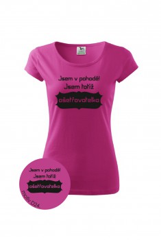 Poháry.com® Tričko pro zdravotní sestřičku D24 růžové XL dámské